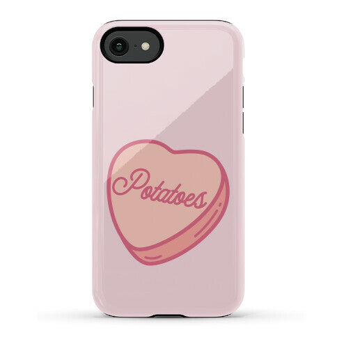 Potatoes Candy Heart Phone Case