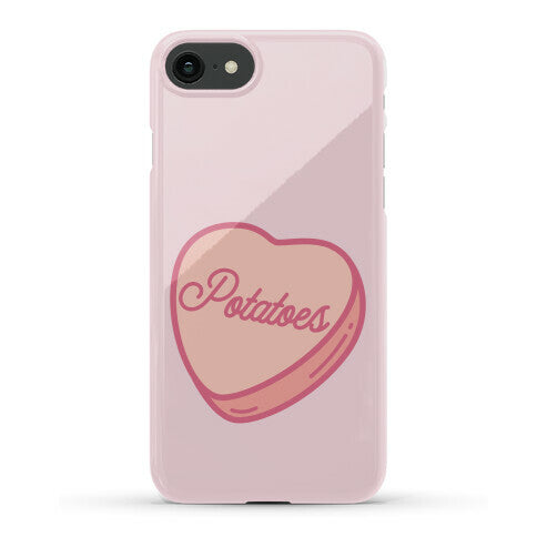 Potatoes Candy Heart Phone Case