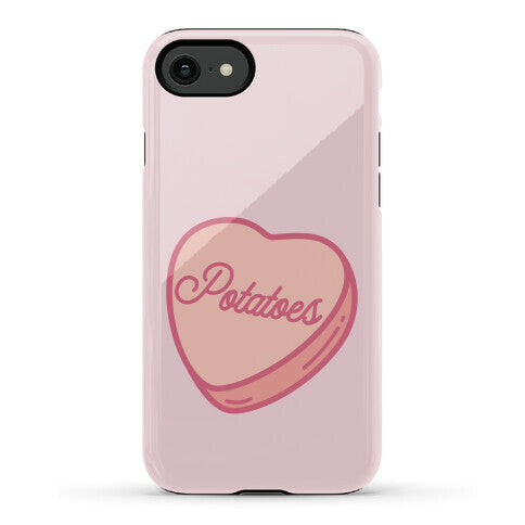 Potatoes Candy Heart Phone Case