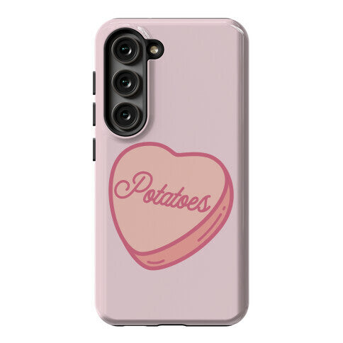 Potatoes Candy Heart Phone Case