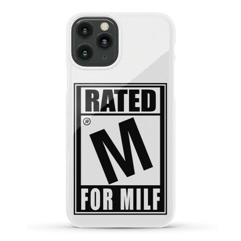 Rated M For Milf Parody Phone Case