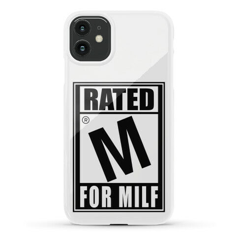 Rated M For Milf Parody Phone Case