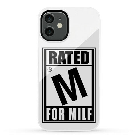 Rated M For Milf Parody Phone Case