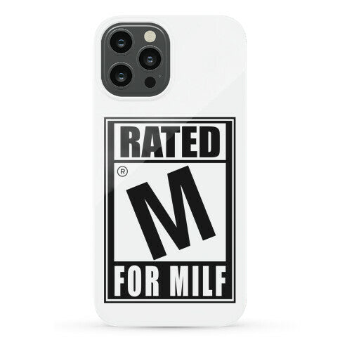 Rated M For Milf Parody Phone Case