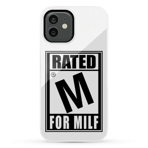 Rated M For Milf Parody Phone Case