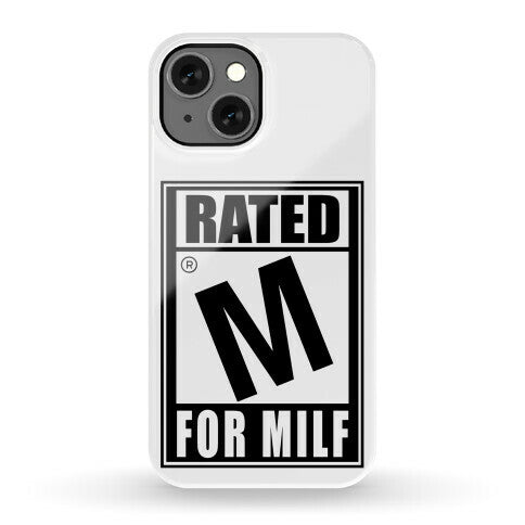 Rated M For Milf Parody Phone Case