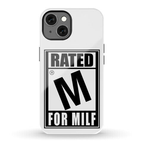 Rated M For Milf Parody Phone Case