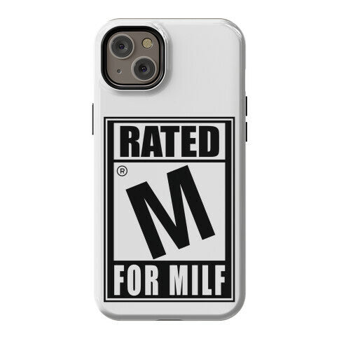 Rated M For Milf Parody Phone Case
