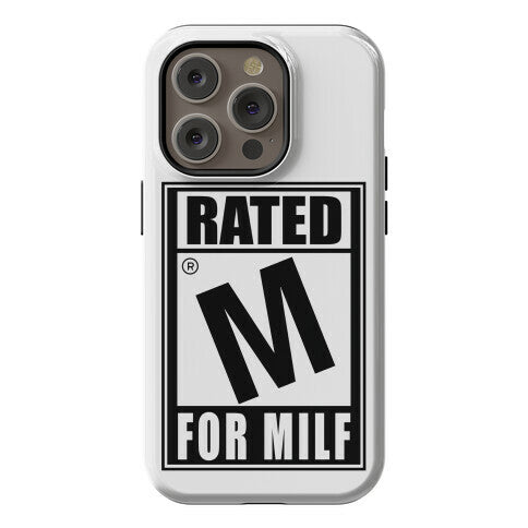 Rated M For Milf Parody Phone Case