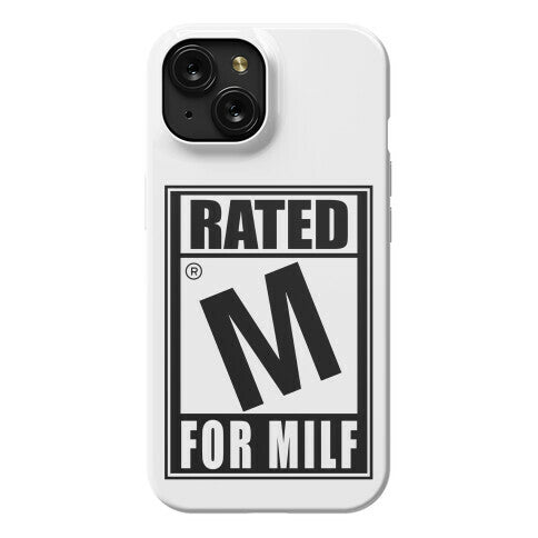 Rated M For Milf Parody Phone Case