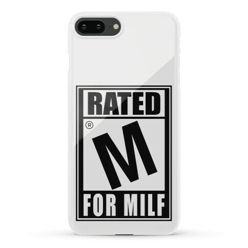 Rated M For Milf Parody Phone Case