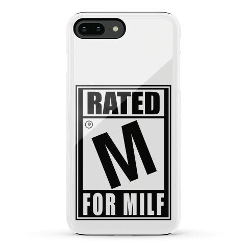 Rated M For Milf Parody Phone Case