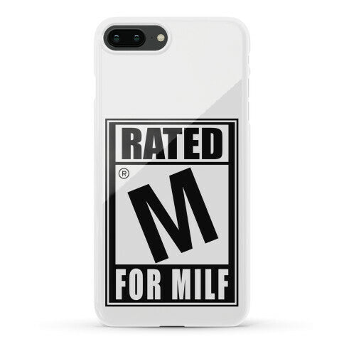Rated M For Milf Parody Phone Case