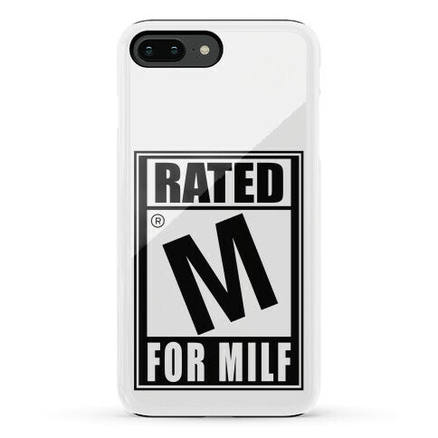 Rated M For Milf Parody Phone Case