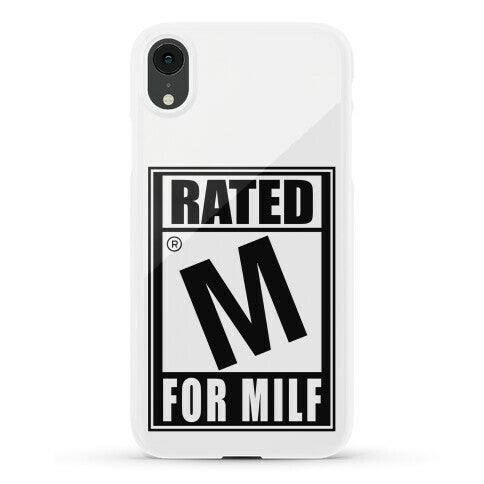 Rated M For Milf Parody Phone Case