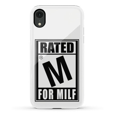 Rated M For Milf Parody Phone Case