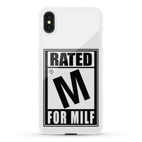 Rated M For Milf Parody Phone Case
