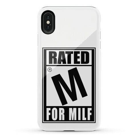 Rated M For Milf Parody Phone Case