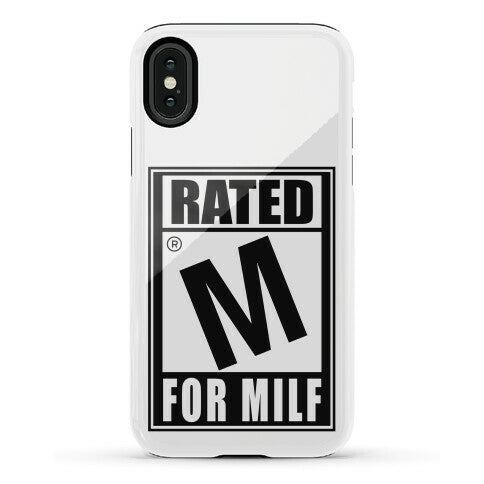 Rated M For Milf Parody Phone Case