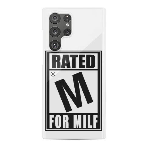 Rated M For Milf Parody Phone Case