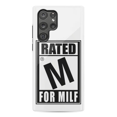 Rated M For Milf Parody Phone Case