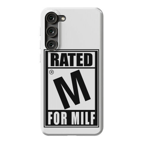 Rated M For Milf Parody Phone Case