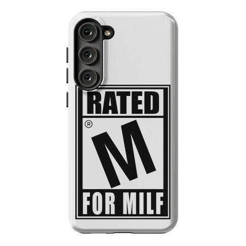 Rated M For Milf Parody Phone Case