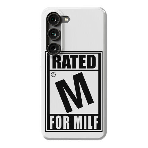 Rated M For Milf Parody Phone Case