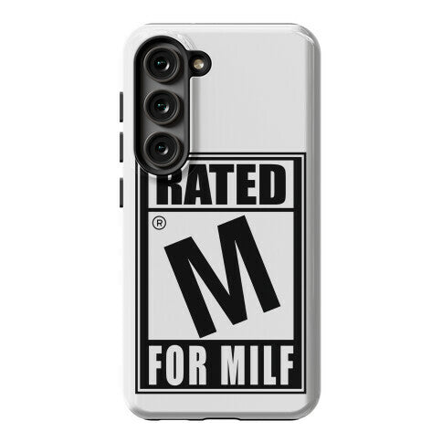 Rated M For Milf Parody Phone Case