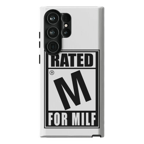 Rated M For Milf Parody Phone Case