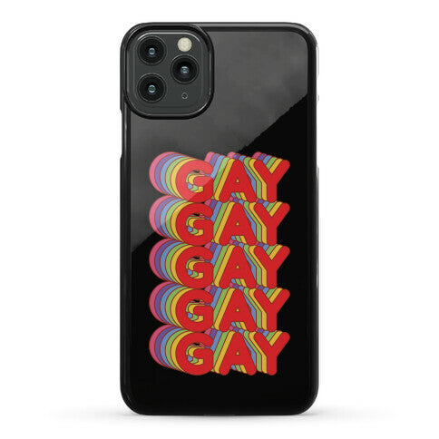 Gay Retro Rainbow Phone Case