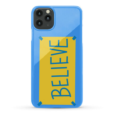 Believe Locker Room Poster Phone Case