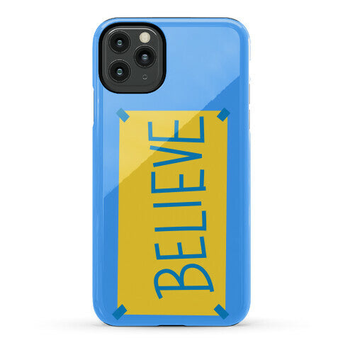 Believe Locker Room Poster Phone Case