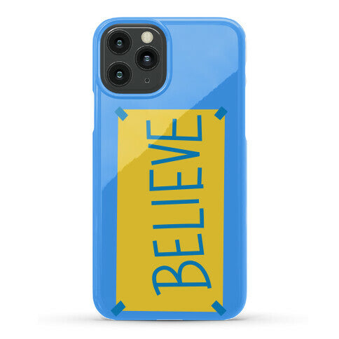Believe Locker Room Poster Phone Case