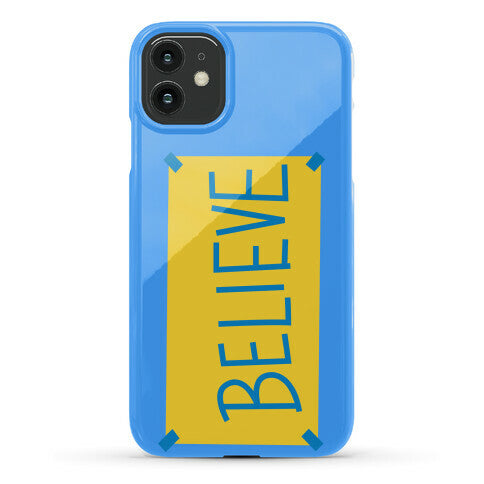 Believe Locker Room Poster Phone Case