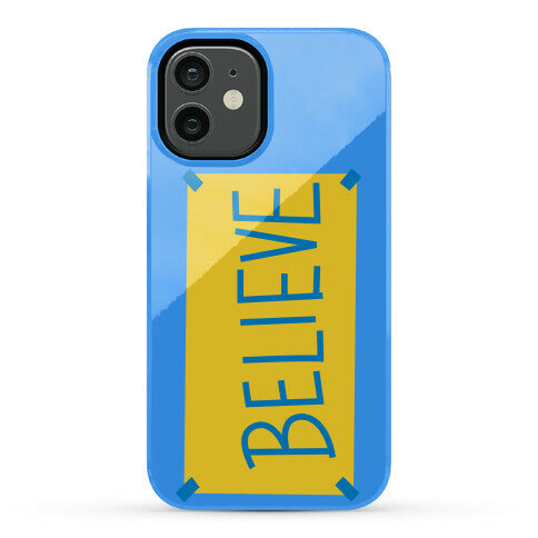 Believe Locker Room Poster Phone Case