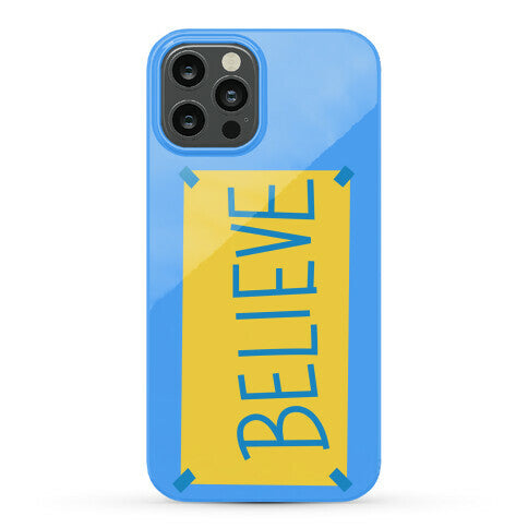 Believe Locker Room Poster Phone Case