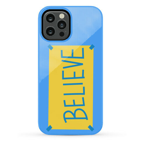 Believe Locker Room Poster Phone Case