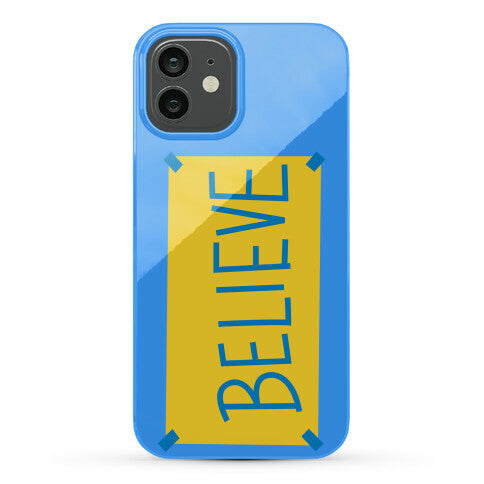 Believe Locker Room Poster Phone Case