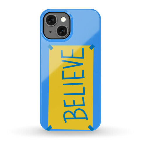 Believe Locker Room Poster Phone Case