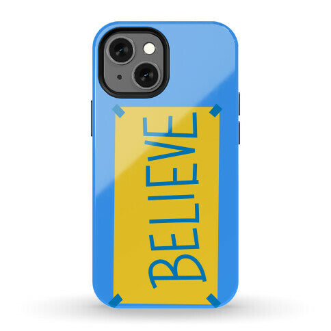 Believe Locker Room Poster Phone Case