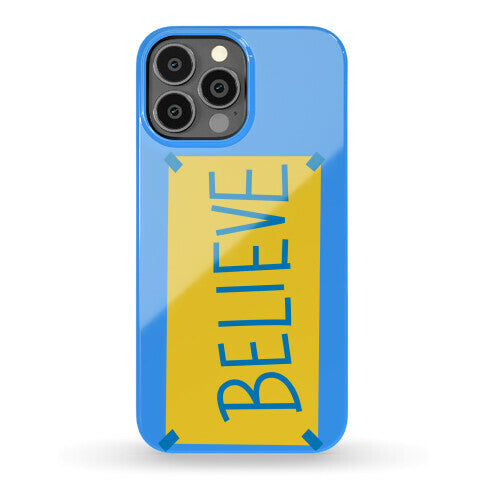 Believe Locker Room Poster Phone Case