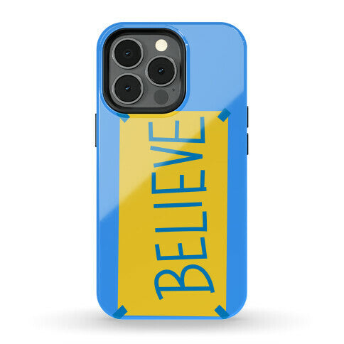 Believe Locker Room Poster Phone Case