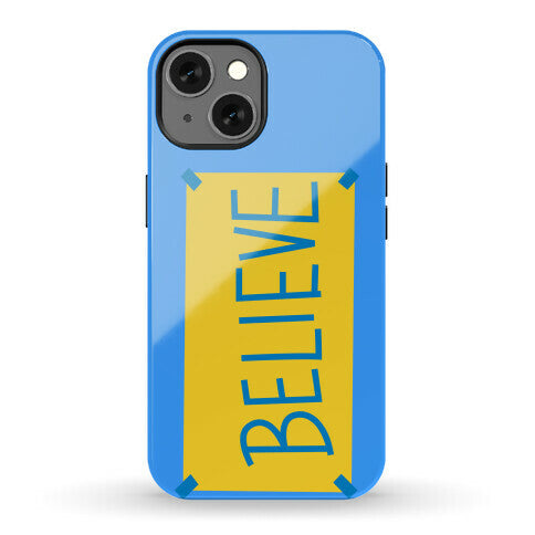 Believe Locker Room Poster Phone Case