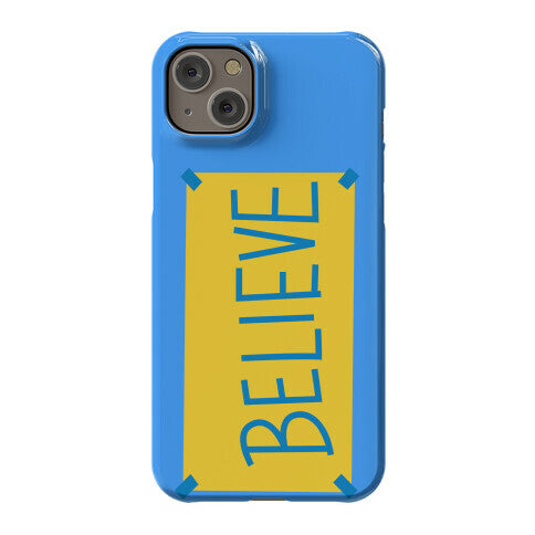 Believe Locker Room Poster Phone Case