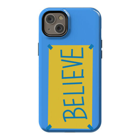 Believe Locker Room Poster Phone Case