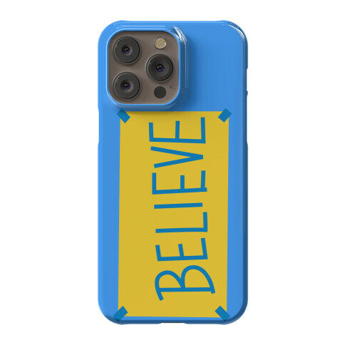 Believe Locker Room Poster Phone Case