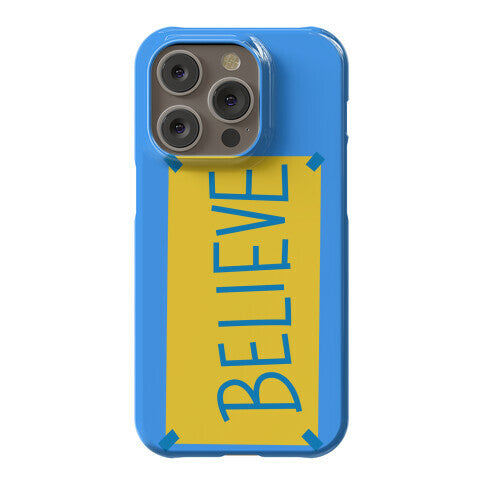 Believe Locker Room Poster Phone Case