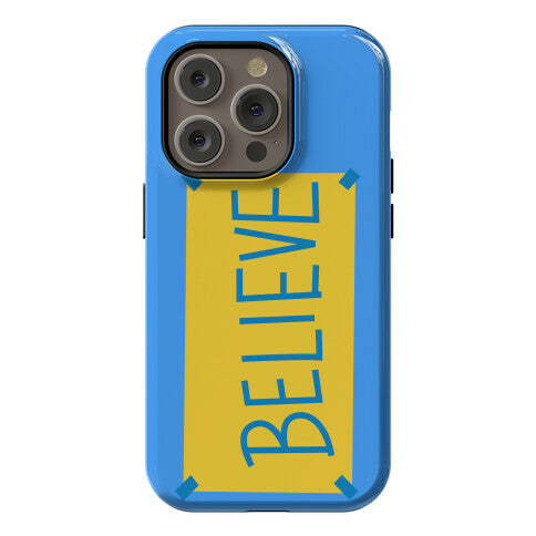 Believe Locker Room Poster Phone Case