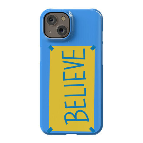 Believe Locker Room Poster Phone Case